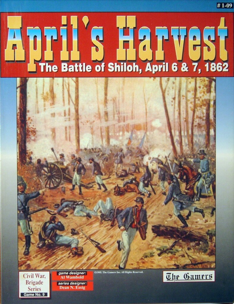 April’s Harvest: The Battle of Shiloh, April 6 & 7, 1862 board game cover