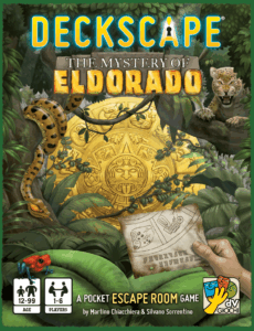 Deckscape: The Mystery of Eldorado board game cover