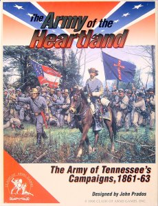 The Army of the Heartland: The Army of Tennessee’s Campaigns, 1861-1863 board game cover