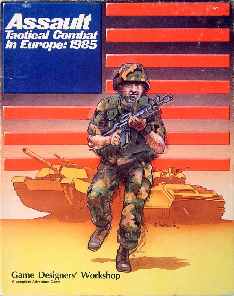 Assault: Tactical Combat in Europe – 1985 board game cover