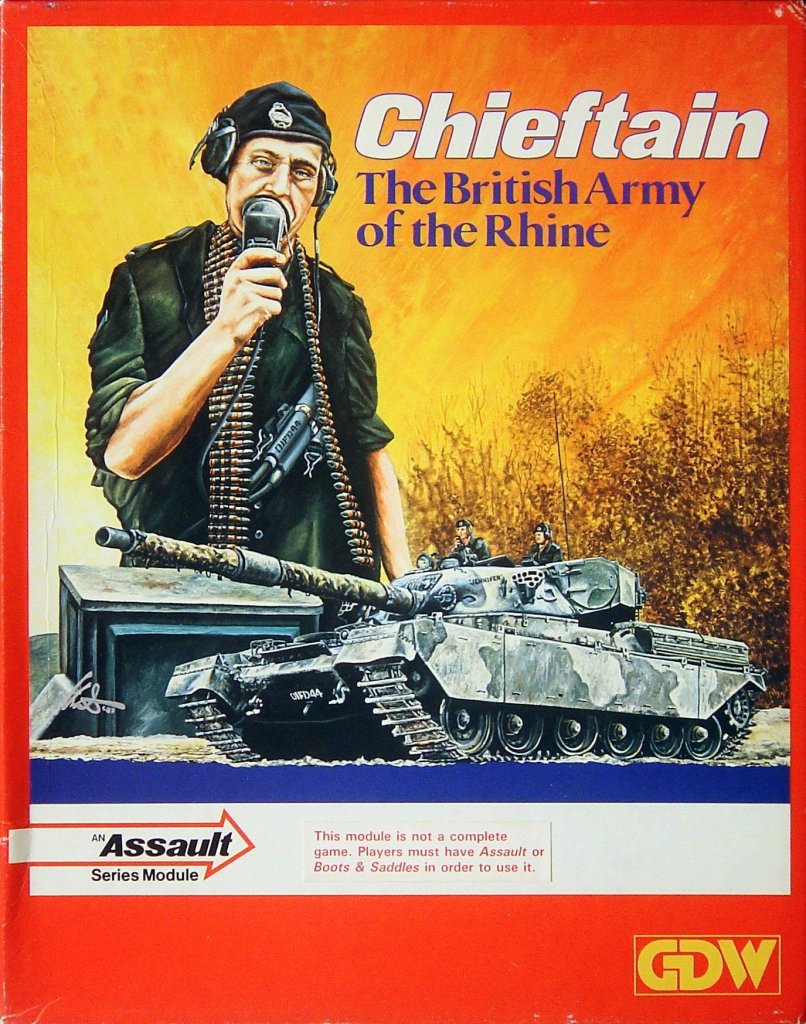 Chieftain: British Army of the Rhine board game cover