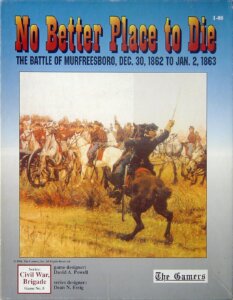No Better Place to Die: The Battle of Murfreesboro board game cover