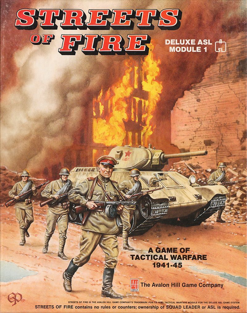 Streets of Fire: ASL Deluxe Module 1 board game cover