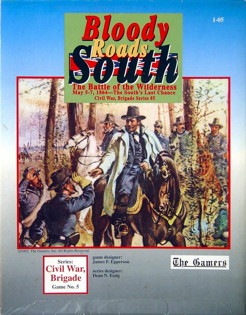 Bloody Roads South: The Battle of the Wilderness May 5-7, 1864 – The South’s Last Chance board game cover