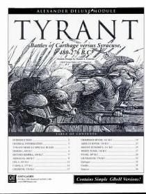 Tyrant: Battles of Carthage versus Syracuse board game cover