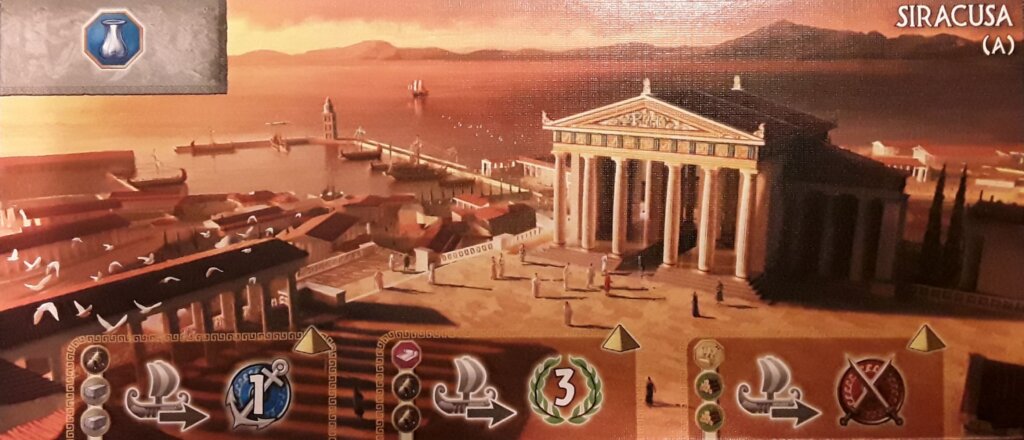 7 Wonders: Armada – Siracusa board game cover