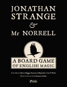 Jonathan Strange & Mr Norrell: A Board Game of English Magic board game cover
