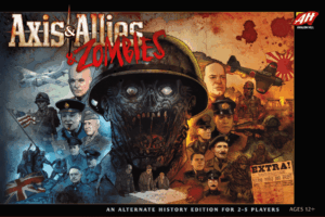 Axis & Allies & Zombies board game cover