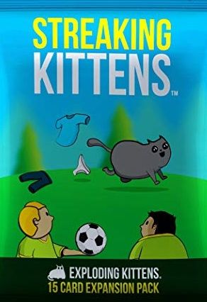 Exploding Kittens: Streaking Kittens board game cover