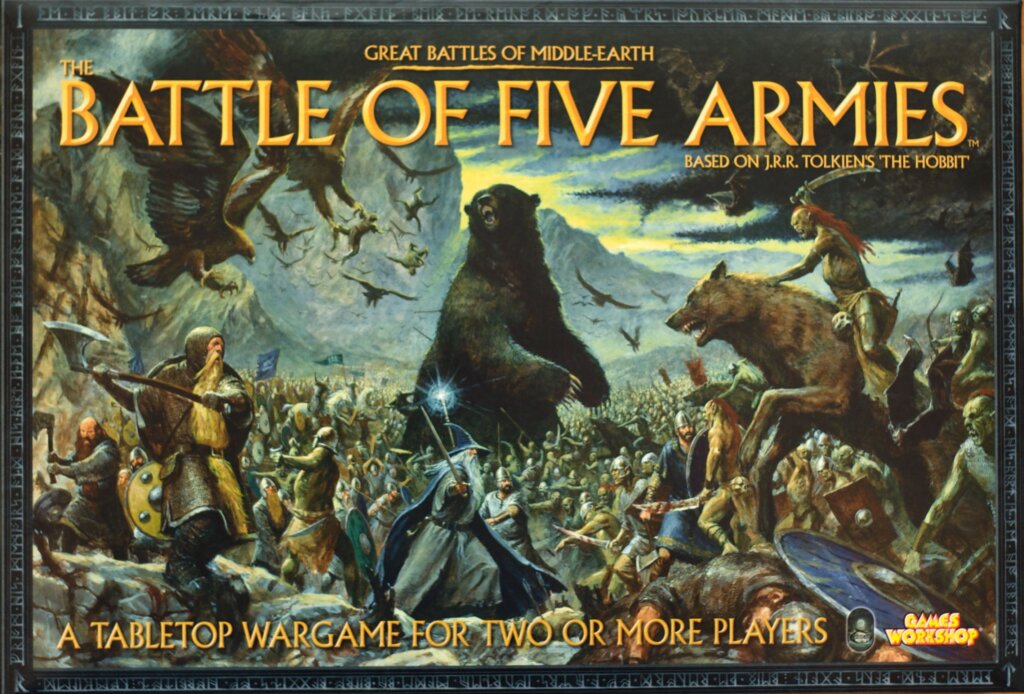 The Battle of Five Armies board game cover