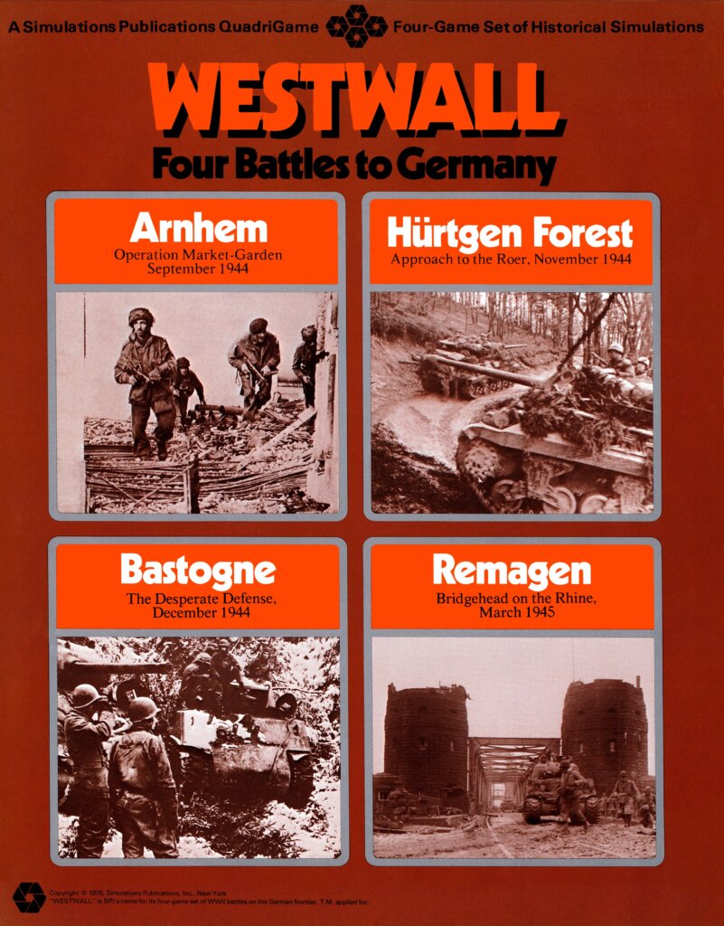 Westwall: Four Battles to Germany board game cover