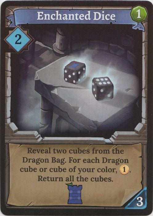Clank!: Enchanted Dice Promo Card board game cover