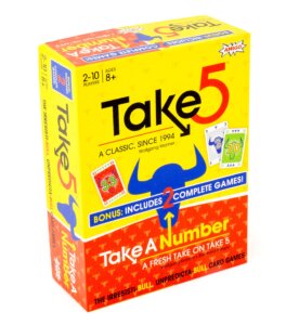 Take 5 & Take A Number board game cover