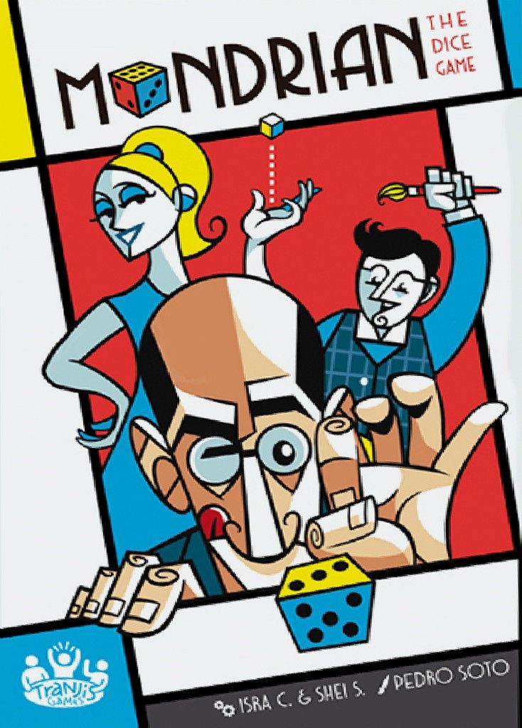Mondrian: The Dice Game board game cover