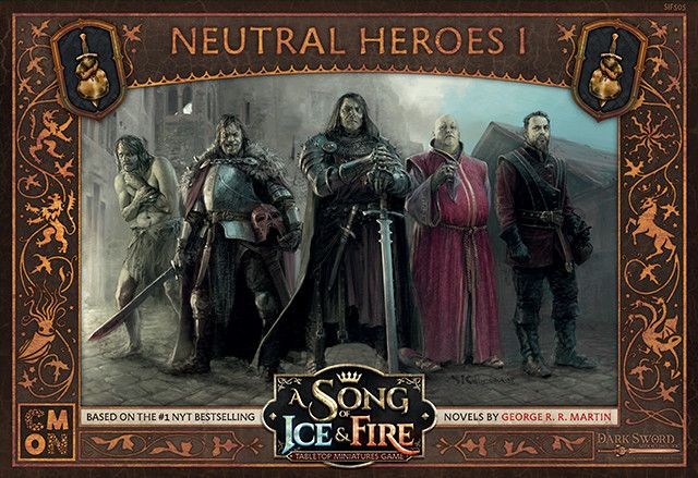 A Song of Ice & Fire: Tabletop Miniatures Game – Neutral Heroes I board game cover