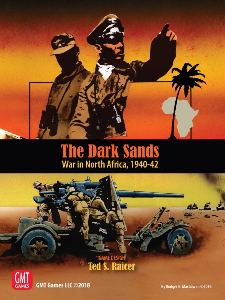 The Dark Sands: War in North Africa, 1940-42 board game cover