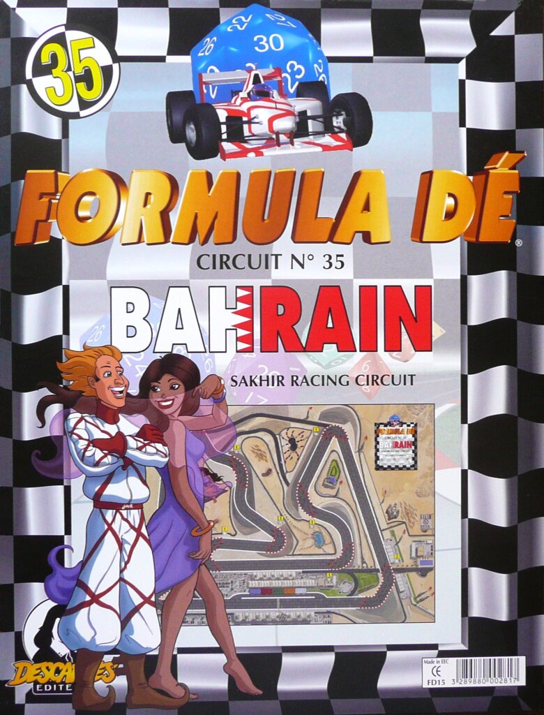 Formula Dé Circuits 34 & 35: Bahrain & Shanghai board game cover
