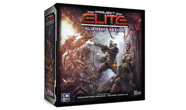 Project: ELITE – Alienship Rescue board game cover