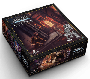 Arena: The Contest – Heroes & Dungeons board game cover
