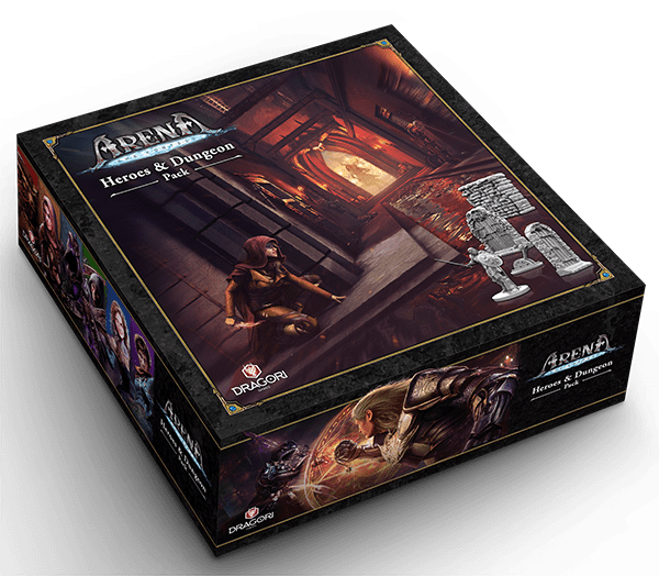 Arena: The Contest – Heroes & Dungeons board game cover