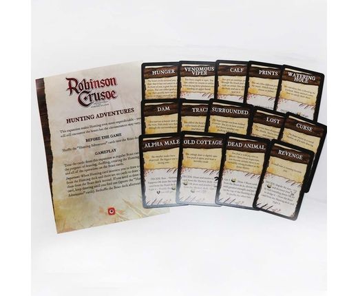 Robinson Crusoe: Adventures on the Cursed Island – Hunting Adventures board game cover
