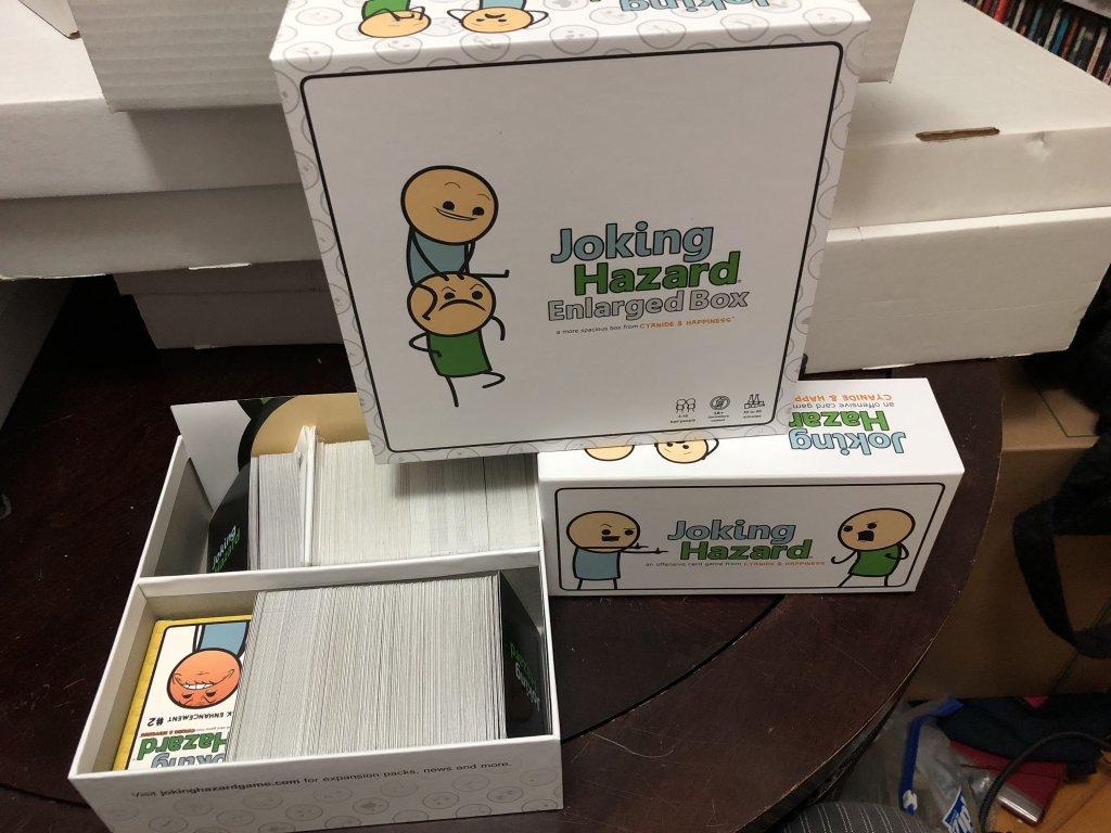 Joking Hazard: Enlarged Box board game cover