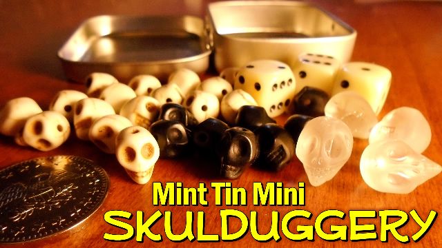 Mint Tin Mini Skulduggery board game cover
