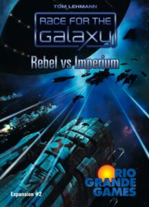 Race for the Galaxy: Rebel vs Imperium board game cover