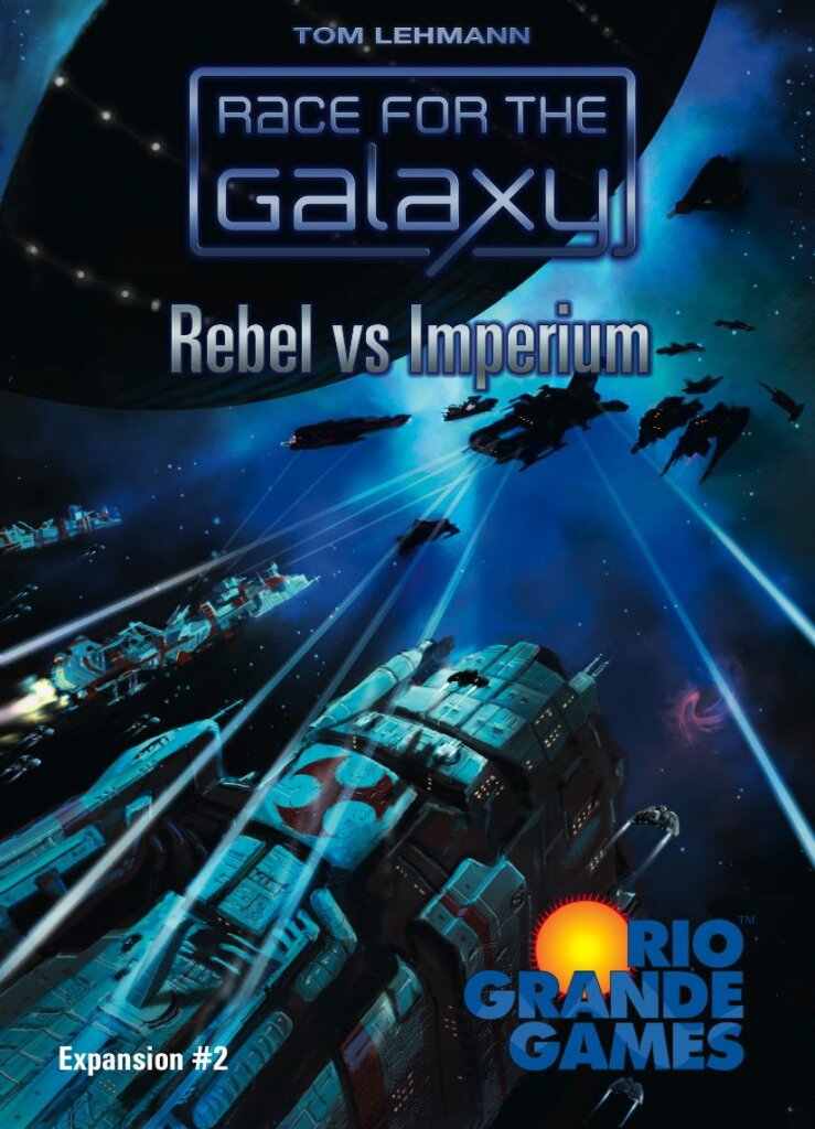 Race for the Galaxy: Rebel vs Imperium board game cover