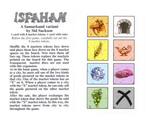 Samarkand: Isfahan board game cover
