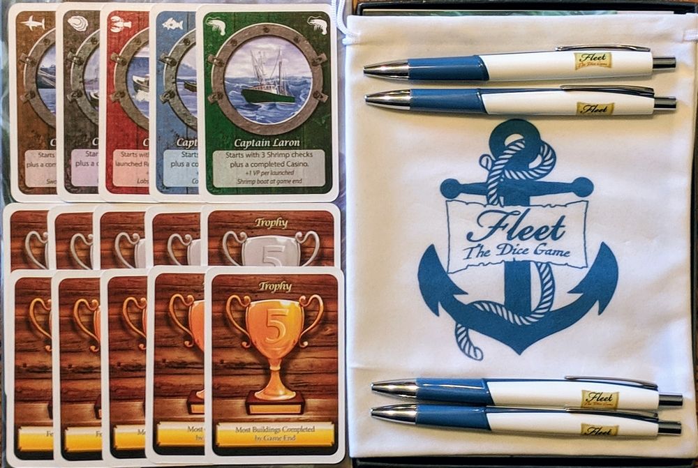 Fleet: The Dice Game – Deluxe Extras board game cover