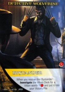 Legendary: A Marvel Deck Building Game – Promo Card Detective Wolverine Bystander board game cover