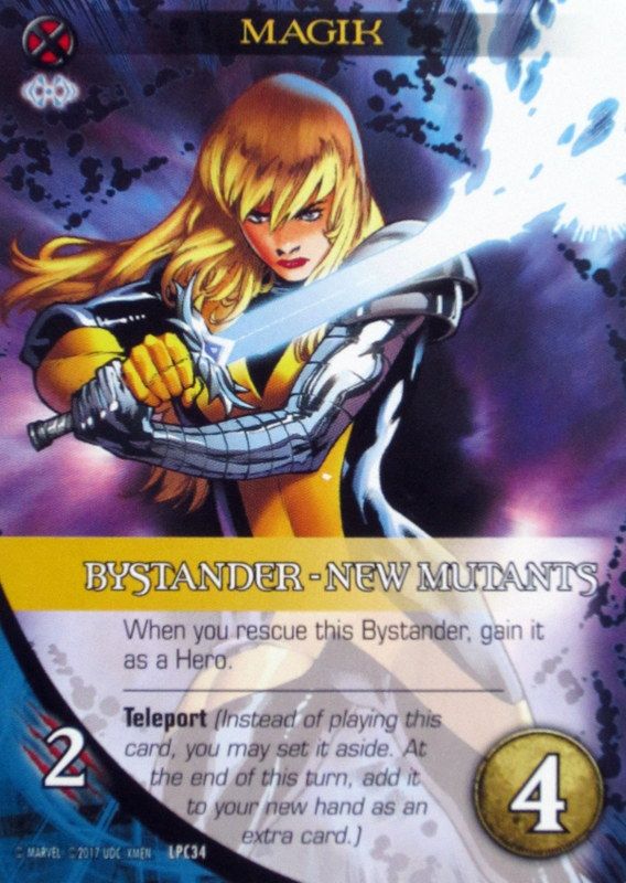 Legendary: A Marvel Deck Building Game – Promo Card Magik Heroic Bystander (New Mutants) board game cover