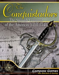 The Conquistadors: The Spanish Conquest of the Americas 1518-1548 board game cover