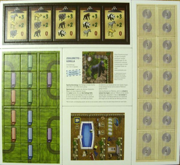 Zooloretto: Rio Grande Games Expansion Pack #2 board game cover