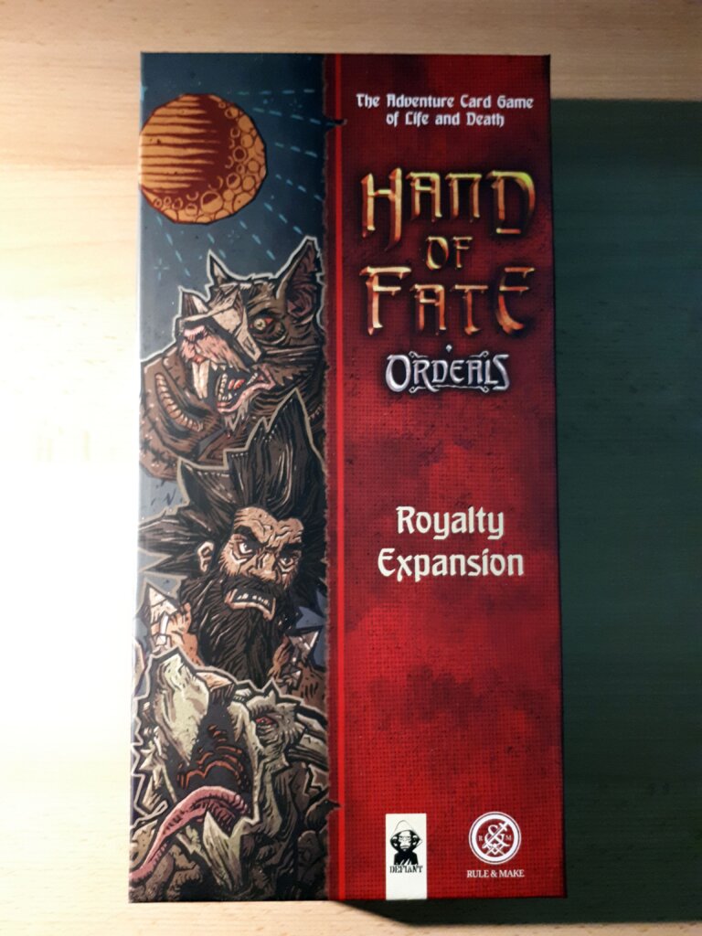 Hand of Fate: Ordeals – Royalty Expansion board game cover