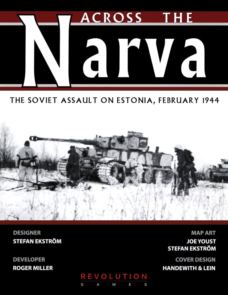 Across The Narva: The Soviet Assault on Estonia, February 1944 board game cover