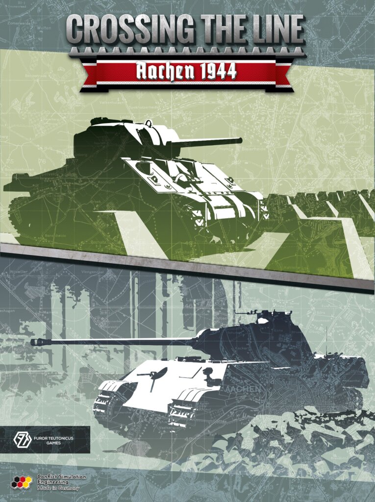 Crossing the Line: Aachen 1944 board game cover