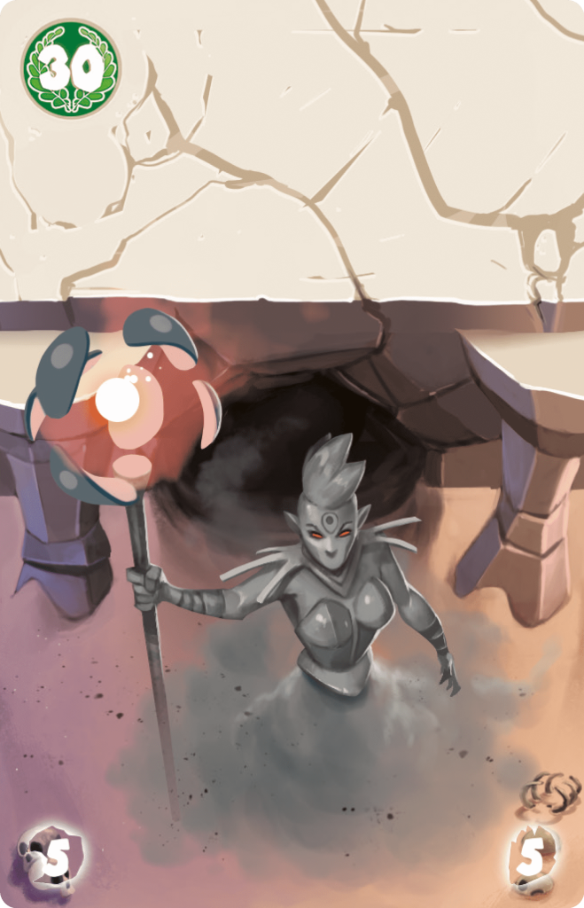 Dice Forge: Rebellion – Hera Promo Card board game cover