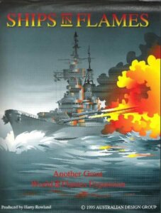 Ships in Flames board game cover