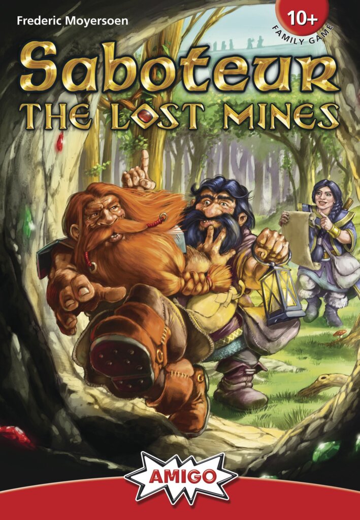 Saboteur: The Lost Mines board game cover