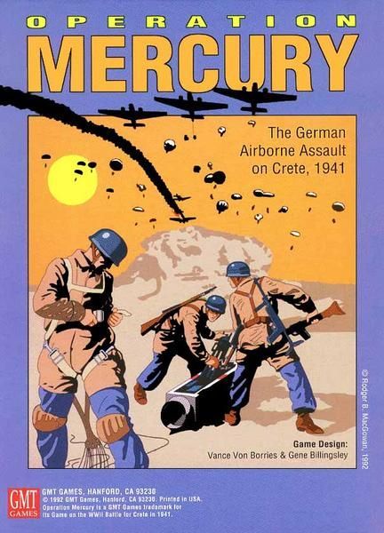 Operation Mercury: The German Airborne Assault on Crete, 1941 board game cover