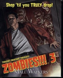 Zombies!!! 3:  Mall Walkers board game cover