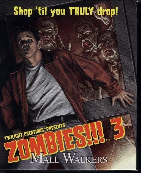 Zombies!!! 3:  Mall Walkers board game cover