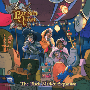 Bargain Quest: The Black Market Expansion board game cover