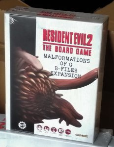 Resident Evil 2: The Board Game – Malformations of G B-Files board game cover