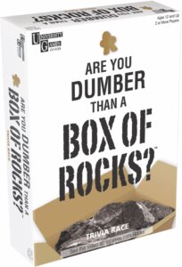 Are You Dumber Than a Box of Rocks? board game cover
