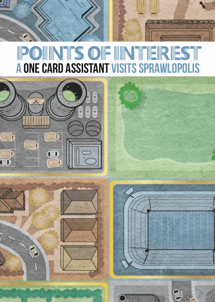 Sprawlopolis: Points of Interest board game cover
