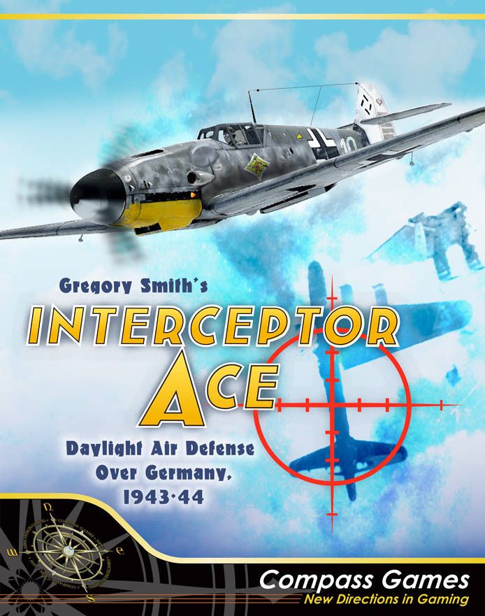 Interceptor Ace: Daylight Air Defense Over Germany, 1943-44 board game cover