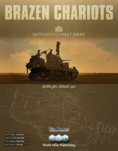 Brazen Chariots: Battles for Tobruk, 1941 board game cover